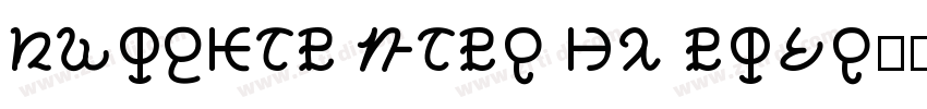 Kweisar Maru CN Regu字体转换